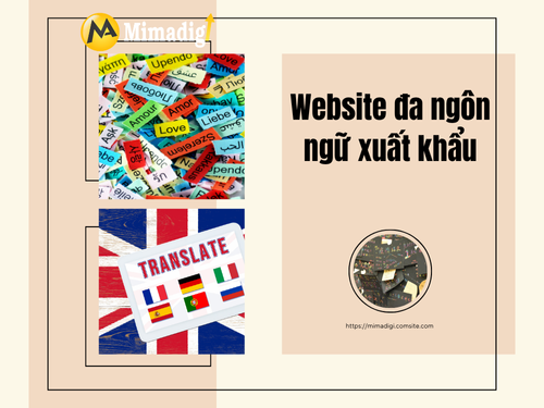 Website đa ngôn ngữ xuất khẩu