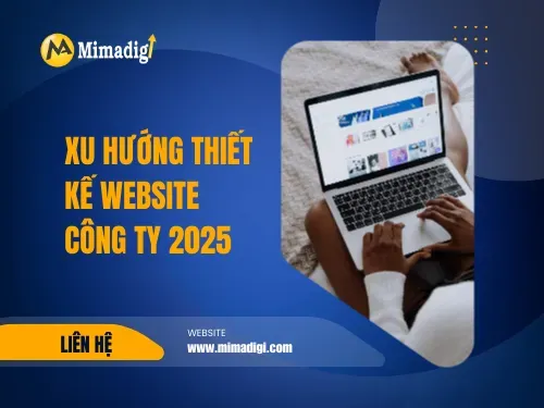 Xu hướng thiết kế website công ty 2025