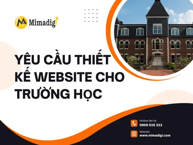 Thiết kế website theo yêu cầu cho trường học
